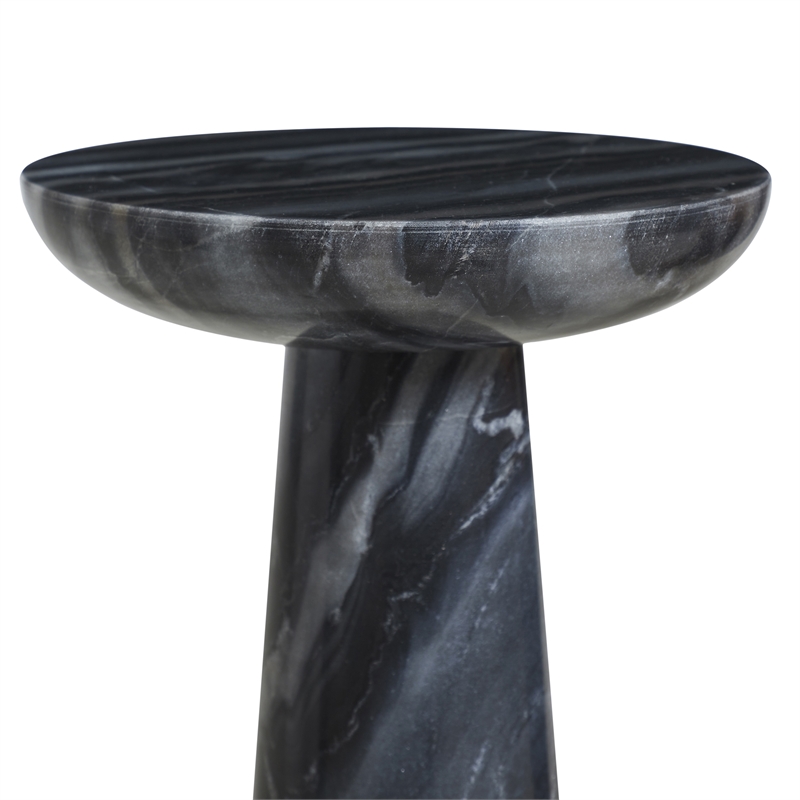 Mercura Indoor Toronto Brown Marble Side Table