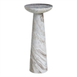 Mercura Indoor Mercury Black  Marble Side Table