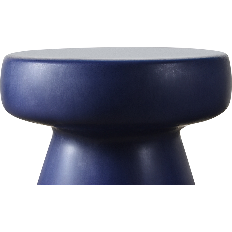 Charlie Indoor/Outdoor Ceramic Table Matte Navy