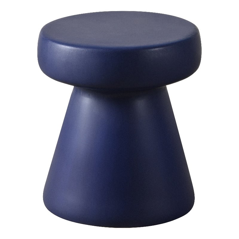 Charlie Indoor/Outdoor Ceramic Table Matte Navy