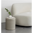 Lucian Indoor/Outdoor Ceramic Table White