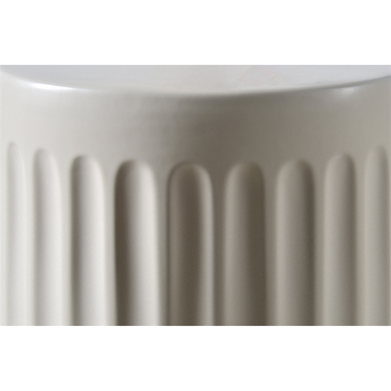 Lucian Indoor/Outdoor Ceramic Table White