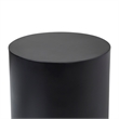 Domus Indoor Iron Sheet Indoor/Outdoor Side Table Matte Black