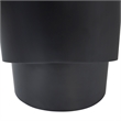Domus Indoor Iron Sheet Indoor/Outdoor Side Table Matte Black
