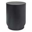 Domus Indoor Iron Sheet Indoor/Outdoor Side Table Matte Black