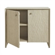 Aida Indoor Mango Wood Cabinet Beige