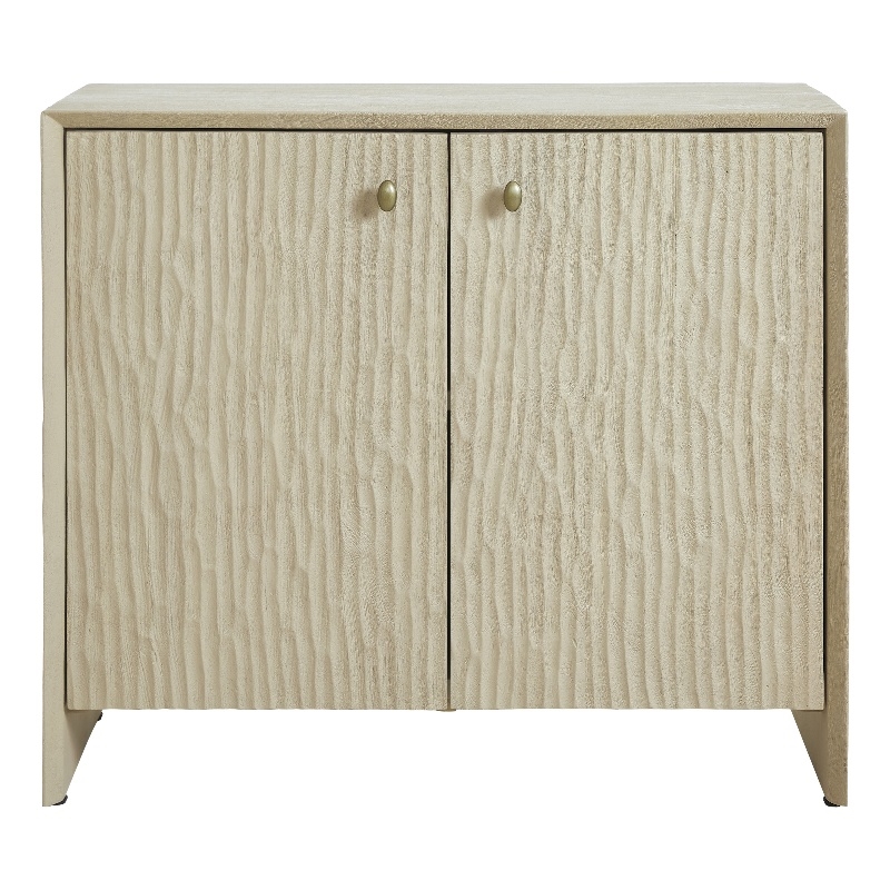 Aida Indoor Mango Wood Cabinet Beige
