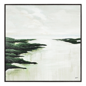 Saltoro 40&quot Wide Canvas Art Green