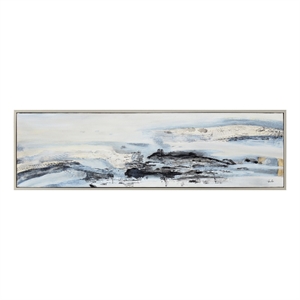 Gatwick 70&quot Wide Canvas Art Blue