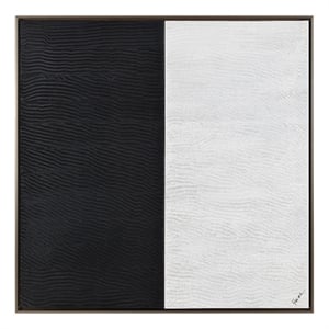 Gobi 40&quot Wide Canvas Art Black