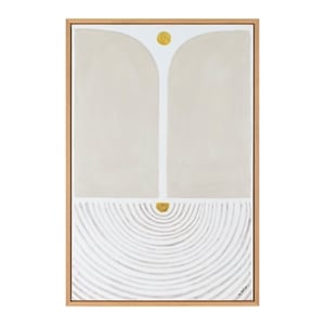 Martia 40&quot Wide Canvas Art Off white