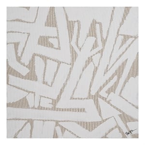 Bolzano 40&quot Wide Canvas Art White