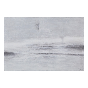 Benalla 60&quot Wide Canvas Art White