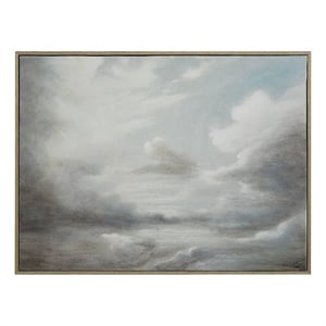 Anse 36&quot H x 48&quot W Canvas Art White