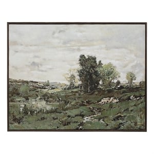 Nature 40&quot H x 50&quot W Canvas Art Green
