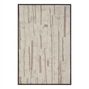 Sediment 40&quot H x 60&quot W Canvas Art Beige