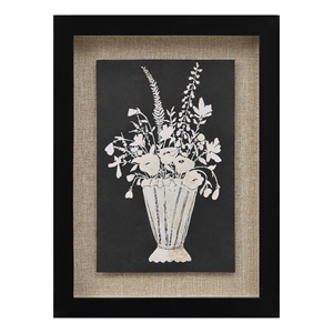 Tecoma 9&quot Wide Wall Decor Matte Black