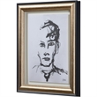 Studio Line - Sketch 4 Piece Wide Wall Art Black