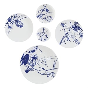 Narine 5 Piece Wall Art White