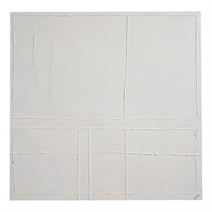 Medea 48&quot Wide Wall Art Matte White