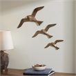 Stevens 3 Piece Wide Wall Decor Yellow