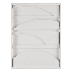 Cadieux 30&quot Wide Wall Decor Matte White