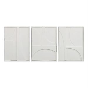 Marsh 18&quot Wide Wall Decor Matte White