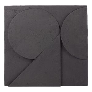 Mura 24&quot Wide Wall Decor Black