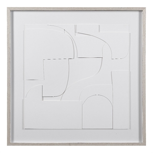 Stardust 48&quot Wide Wall Art Matte White