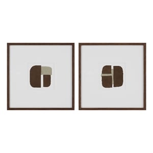 Edge 24.0&quot Wide Wall Decor Printed Artwork (2 Piece Set)