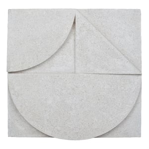 Mojave 24&quot Wide Wall Art Off White