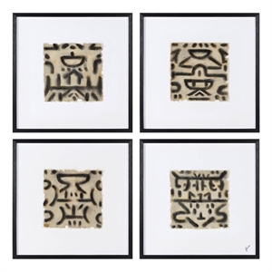 Ktir 24&quot Wide Wall Art Off White