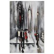 Renwil Bustling City II Frameless Canvas Wall Art in Multi-Color