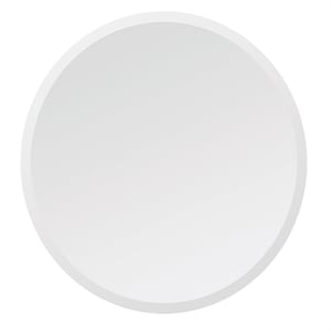 Renwil Spalding Contemporary Mirror in Silver w/Beveled and Polished Edges