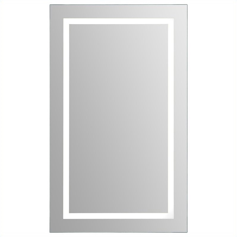 Renwil Rectangle Border LED Light Mirror w/Hanging Hardware