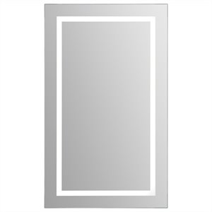 Renwil Rectangle Border LED Light Mirror w/Hanging Hardware