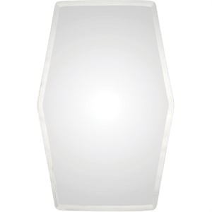 Renwil Tel Aviv Hexagonal Beveled Mirror in All Glass