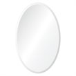 Renwil Frances Bevelled Oval Mirror in All Glass