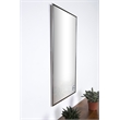 Renwil Crake Rectangular Metal Mirror in Stainless Steel