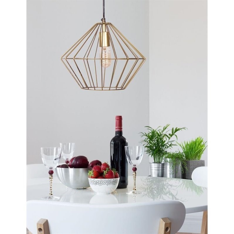 Renwil Empire Aluminum Ceiling Fixture in Gold Powder Coated