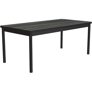 Correll 30&quotW x 48&quotD High Pressure Library Table in New England Driftwood