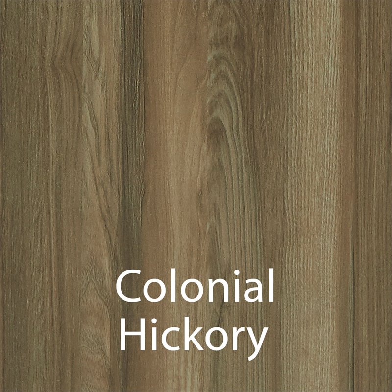 Adjustable Height 3/4 High Pressure Folding Seminar Table Colonial Hickory Brown