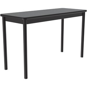 Correll 24&quotW x 72&quotD Deluxe High Pressure Lab Table in Montana Granite Brown