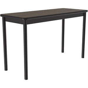 Correll 30&quotW x 72&quotD Deluxe High Pressure Lab Table in Walnut