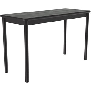 Correll 36&quotW x 72&quotD Deluxe High Pressure Lab Table in New England Driftwood