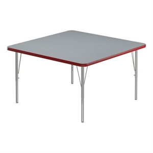 Correll Commercial Laminate 29&quotH Wood Top Activity Table in Gray Granite