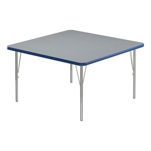 Correll Commercial Laminate 29&quotH Wood Top Activity Table in Gray Granite