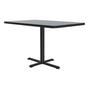 Correll 29&quotH Commercial Laminate Cafe & Breakroom Table in Gray Granite