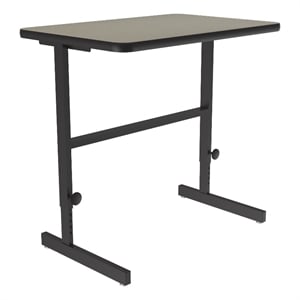 Correll CST 24&quot x 36&quot Metal Adjustable Standing Workstation in Savannah Sand