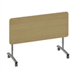 Correll Premium Sit to Stand  Flip Top Nesting Table 24x60 Maple Wood Laminate